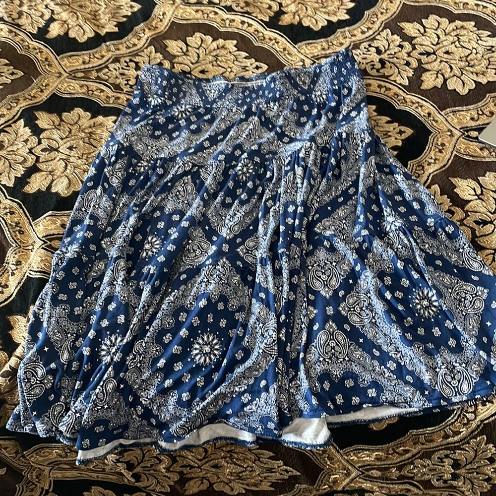 St John’s Bay printed skirt.